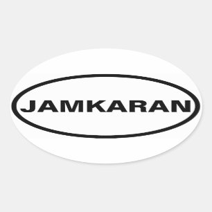 Pegatina Ovalada CUATRO Jamkaran
