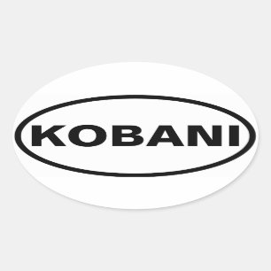 Pegatina Ovalada CUATRO Kobani
