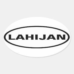 Pegatina Ovalada CUATRO Lahijan