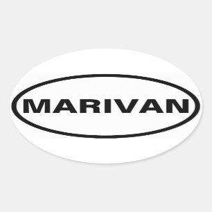 Pegatina Ovalada CUATRO Marivan