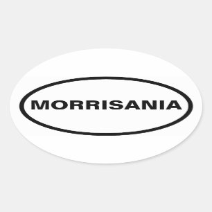 Pegatina Ovalada CUATRO Morrisania