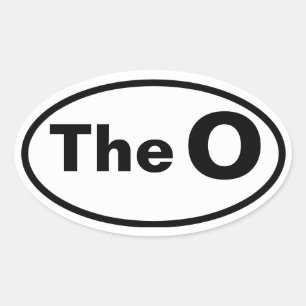 Pegatina Ovalada CUATRO Oakland "The O"