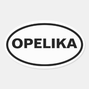 Pegatina Ovalada CUATRO Opelika