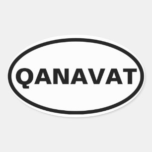 Pegatina Ovalada CUATRO Qanavat
