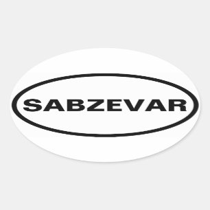 Pegatina Ovalada CUATRO Sabzevar