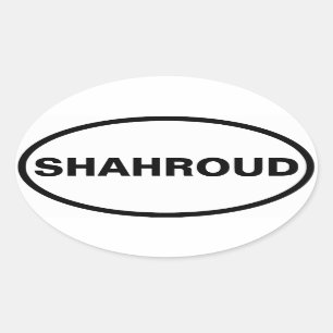Pegatina Ovalada CUATRO Shahroud