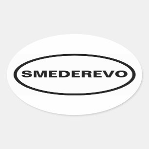 Pegatina Ovalada CUATRO Smederevo