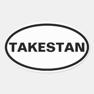 Pegatina Ovalada CUATRO Takestan
