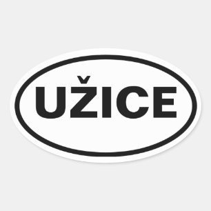 Pegatina Ovalada Cuatro Užice
