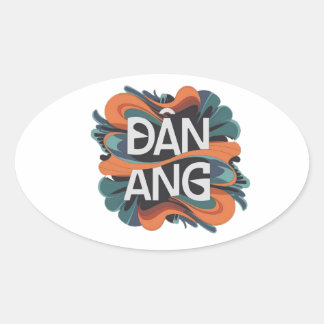 Pegatina Ovalada Danang