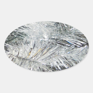 Pegatina Ovalada Decoraciones del navidad