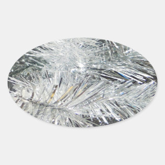 Pegatina Ovalada Decoraciones navideñas