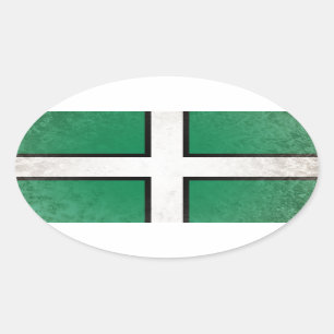 Pegatina Ovalada Devon