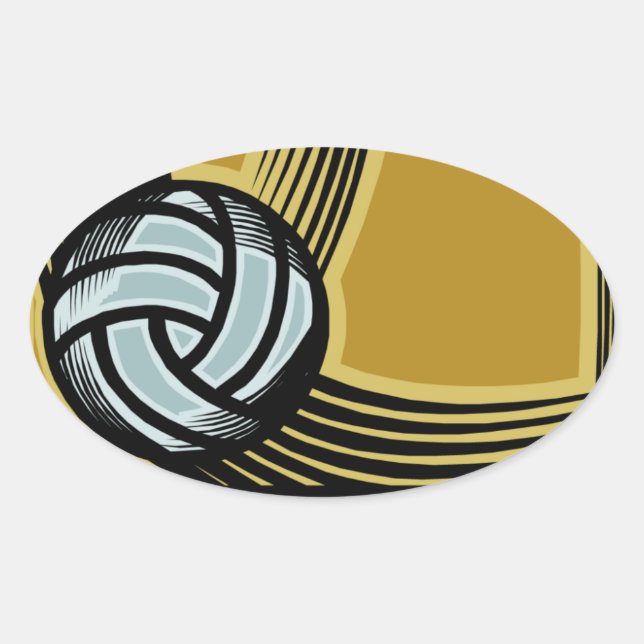 Pegatina Ovalada Días de oro - (Anverso)