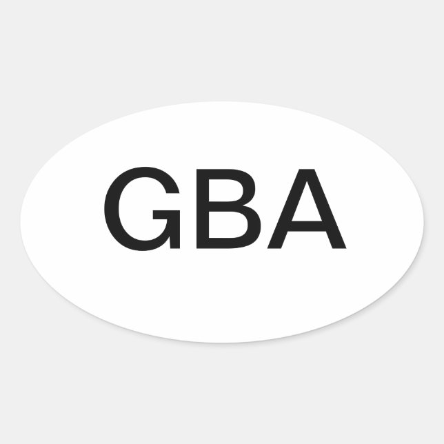 Pegatina Ovalada Dios bendiga a Estados Unidos Oval Bumper Sticker (Anverso)