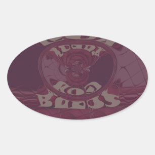 Pegatina Ovalada Dios te bendiga las jirafas Arte Imprimir/Diseño