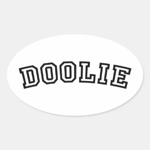 PEGATINA OVALADA DOOLIE