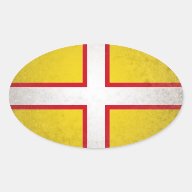Pegatina Ovalada Dorset (Anverso)