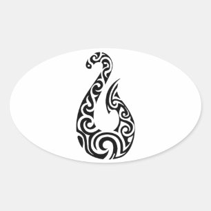 PEGATINA OVALADA EL CAMINO TRIBAL
