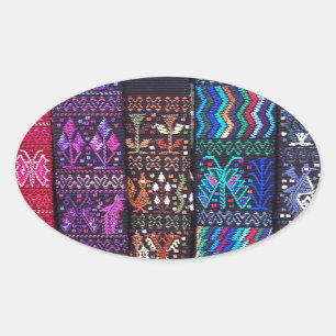 Pegatina Ovalada El hermoso diseño de Guatemala