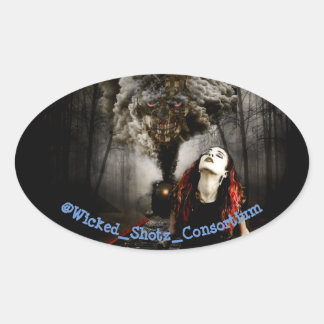 Pegatina Ovalada El tren de Patriot