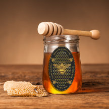 Elegante y lujoso dorado negro Reina de la miel