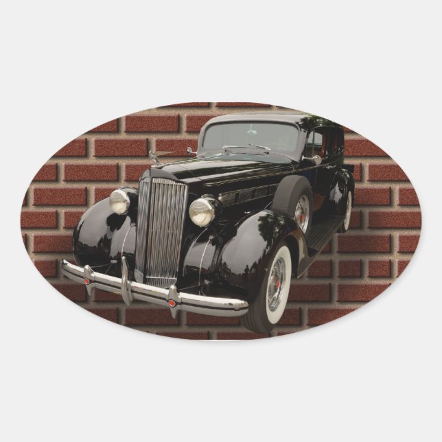 PEGATINA OVALADA EMBALAJE EXTERIOR DE 1937 (Anverso)