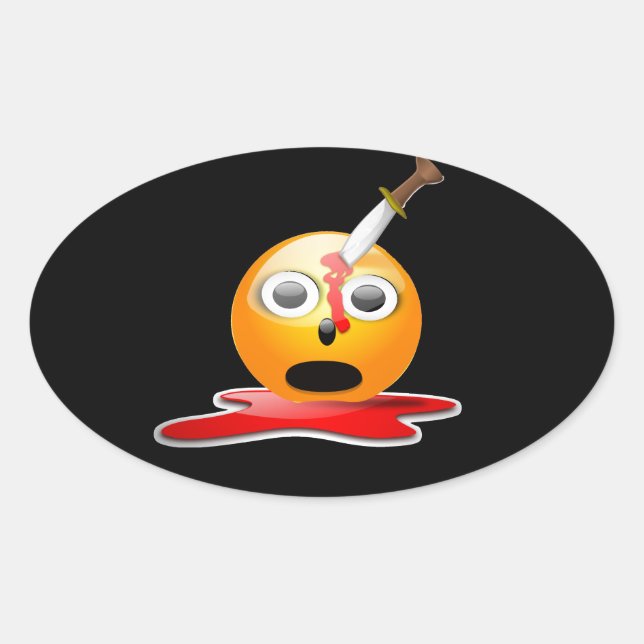 Pegatina Ovalada emoji psicomotora (Anverso)