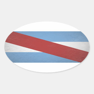 Pegatina Ovalada Entre ríos