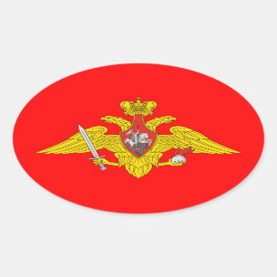 Pegatina Ovalada Escudo de armas