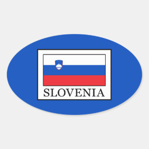 Pegatina Ovalada Eslovenia
