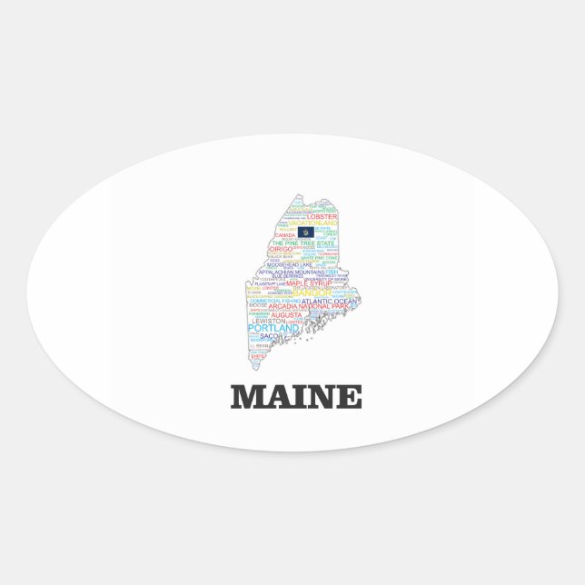 PEGATINA OVALADA ESTADO DE PALABRA MÍO (Anverso)