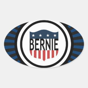 Pegatina Ovalada Estrellas de BERNIE