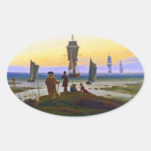 Pegatina Ovalada Etapas de la vida: Muere Lebensstufen por