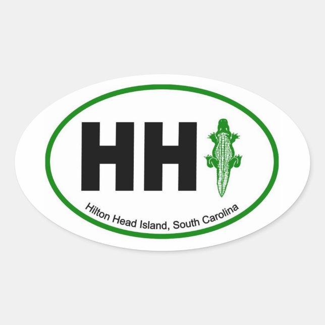 Pegatina Ovalada Euro Oval de alineación de HHI (Anverso)