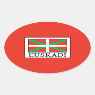 Pegatina Ovalada Euskadi