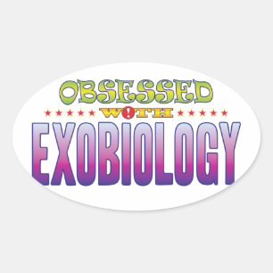 Pegatina Ovalada Exobiología