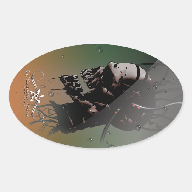 PEGATINA OVALADA EXPERIMENTO (Anverso)