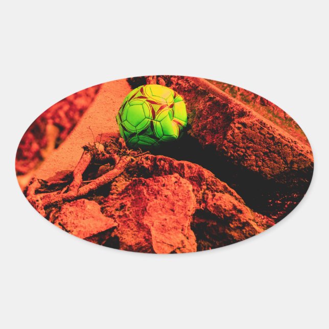 Pegatina Ovalada explorador de mosquitos (Anverso)