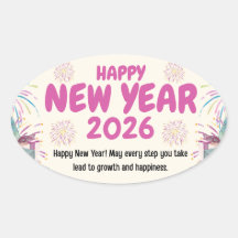 Feliz Año Nuevo 2026 Sticker