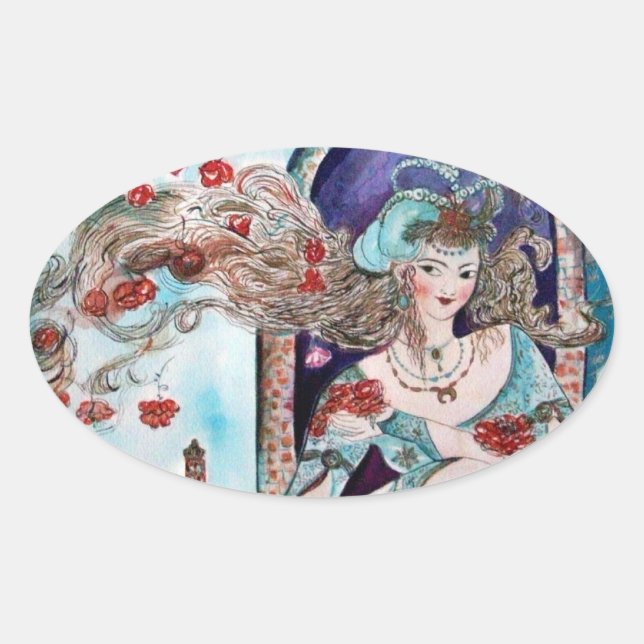 PEGATINA OVALADA FERIA TURCA TAIL (Anverso)