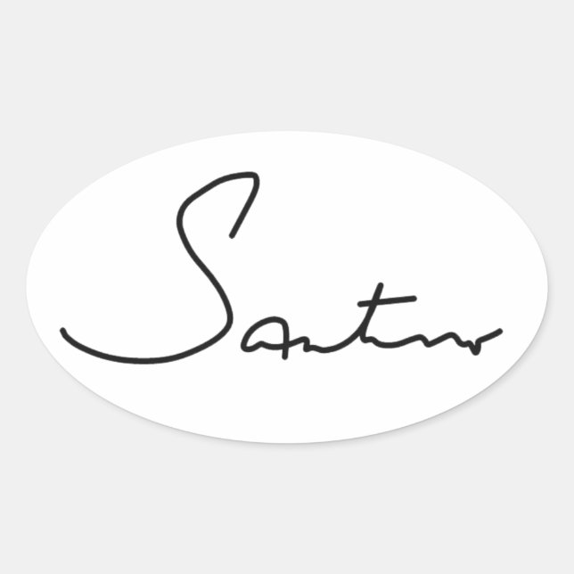 Pegatina Ovalada Folleto para después de la medianoche (Anverso)