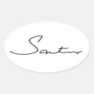 Pegatina Ovalada Folleto para después de la medianoche