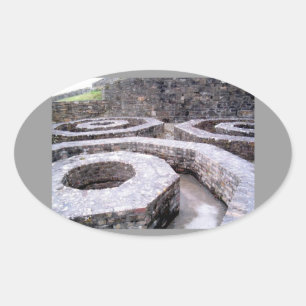 Pegatina Ovalada Fort Charles