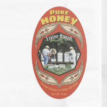 Foto de apicultor Insertar Jar de miel Vertical