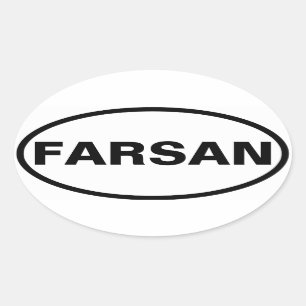 Pegatina Ovalada FOUR Farsan