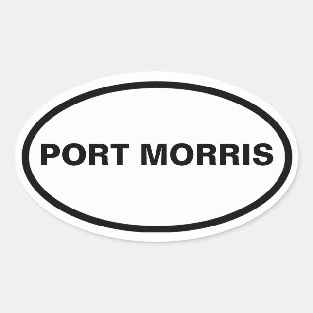 Pegatina Ovalada FOUR Port Morris (Anverso)