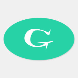 PEGATINA OVALADA G