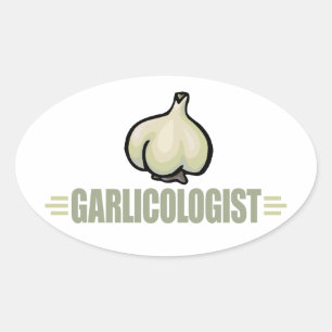 Pegatina Ovalada Grúlico gracioso