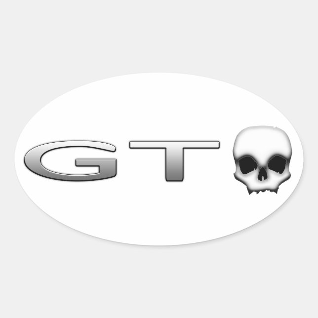 PEGATINA OVALADA GTO (Anverso)